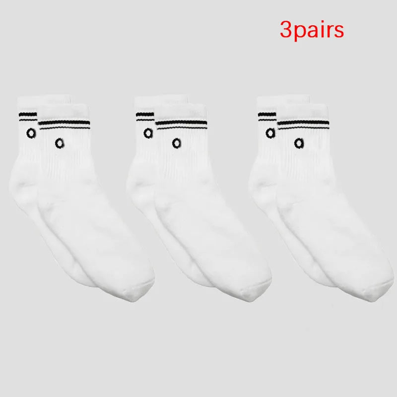 4 Pairs Cotton Female Yoga Sports Sock, Medium Long Socks, Pilates Fitness Sports Four Seasons High Quality Women's Yoga Sock