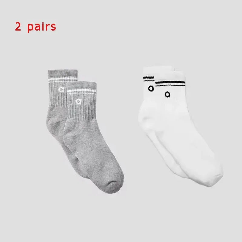 4 Pairs Cotton Female Yoga Sports Sock, Medium Long Socks, Pilates Fitness Sports Four Seasons High Quality Women's Yoga Sock