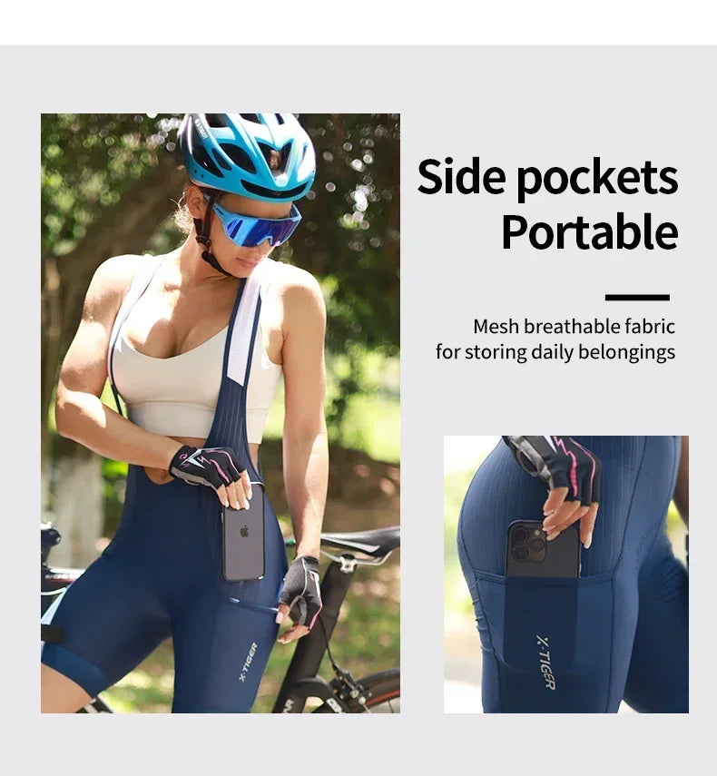 Summer bib shorts design with pro road fit