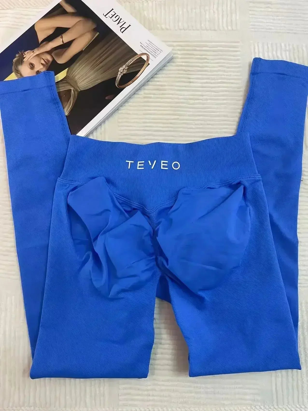 Teveo Summer Fashion Women's Leggings Seamless Yoga Leggings Pilates Fitness Pants High Stretch Fitness Leggings