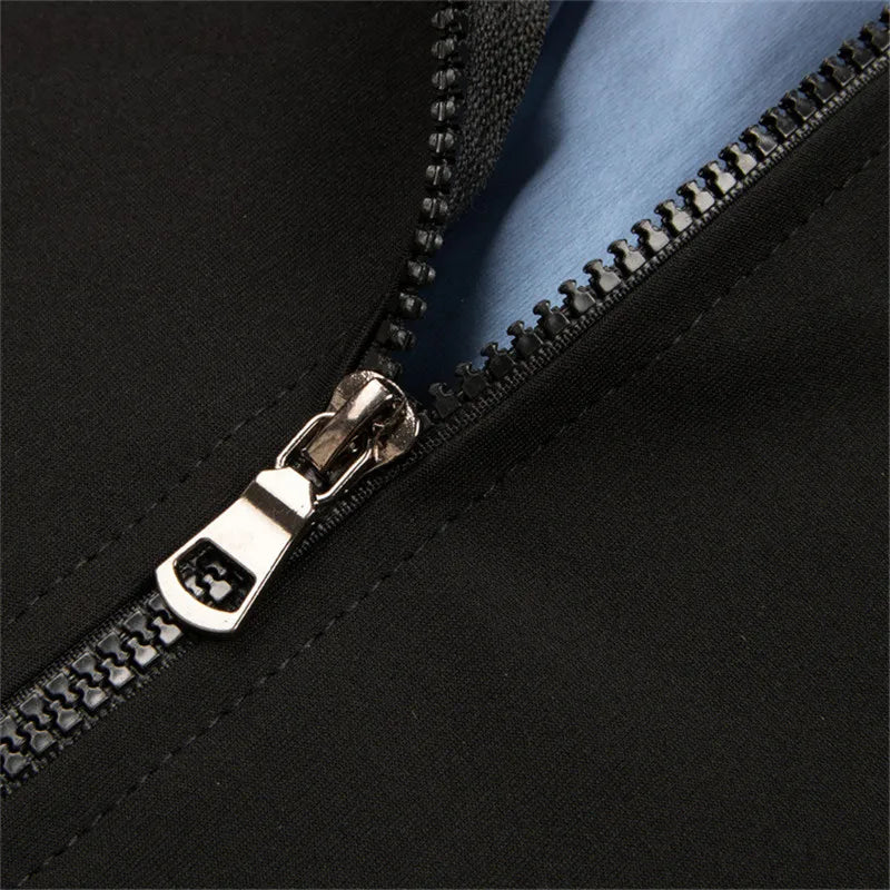 Aiithuug Waist Trainer Shirts Sauna Suit Sauna Sweat Jacket Long Sleeve Workout Shirts Zipper Sweat Top Gym Fitness Sauna Shirt