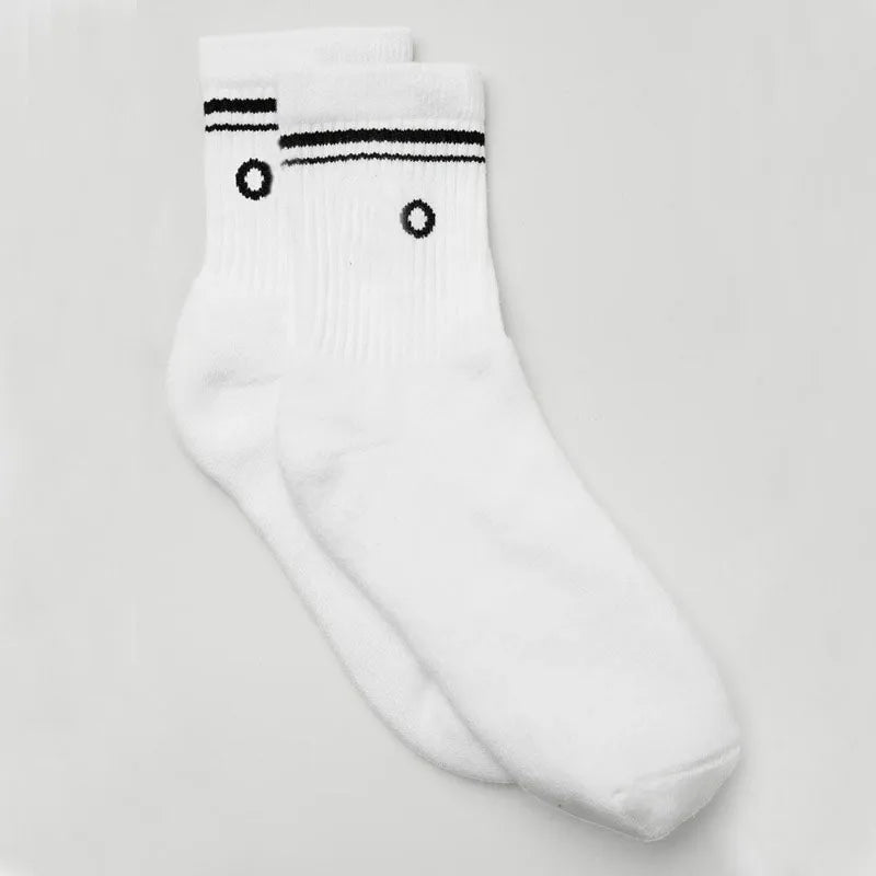 4 Pairs Cotton Female Yoga Sports Sock, Medium Long Socks, Pilates Fitness Sports Four Seasons High Quality Women's Yoga Sock