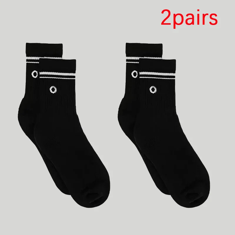 4 Pairs Cotton Female Yoga Sports Sock, Medium Long Socks, Pilates Fitness Sports Four Seasons High Quality Women's Yoga Sock