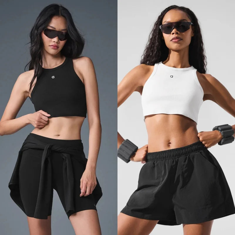 Women's Tank Yoga Knitted Vest - Sleeveless
