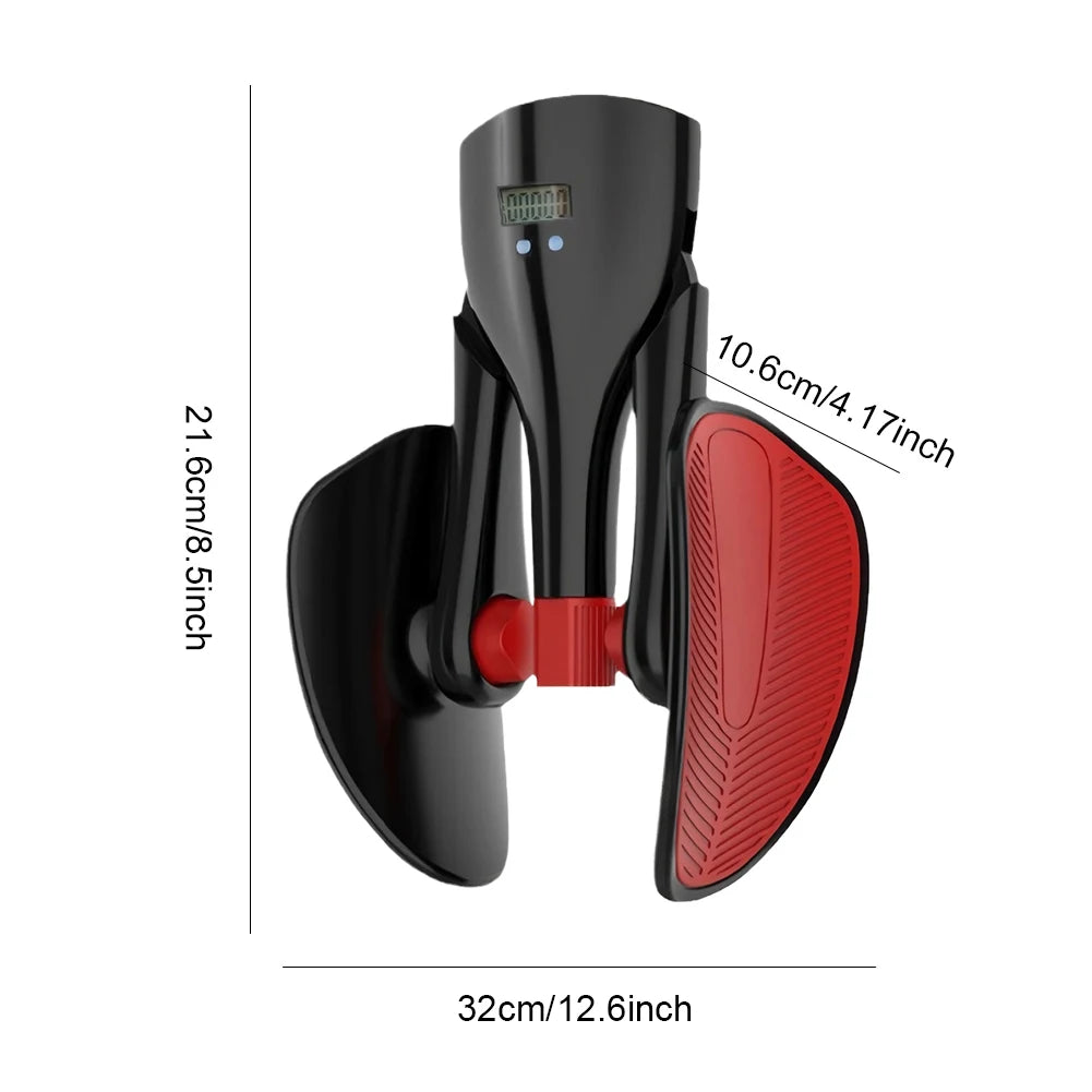 Hand holding fitness device before workout
