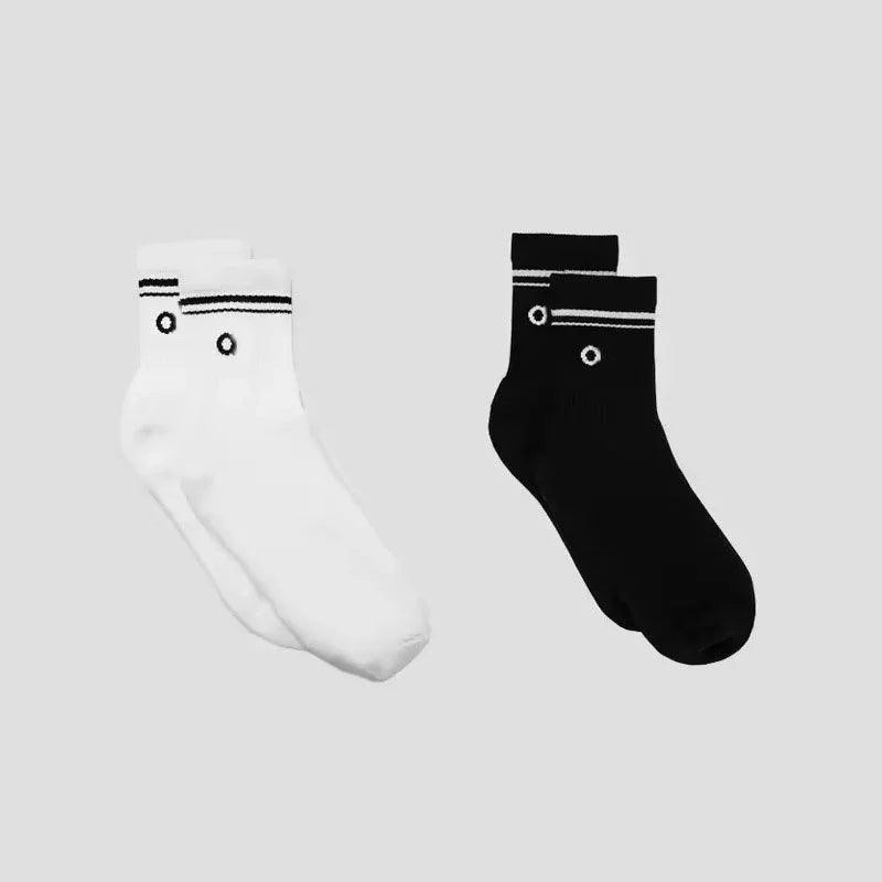 4 Pairs Cotton Female Yoga Sports Sock, Medium Long Socks, Pilates Fitness Sports Four Seasons High Quality Women's Yoga Sock